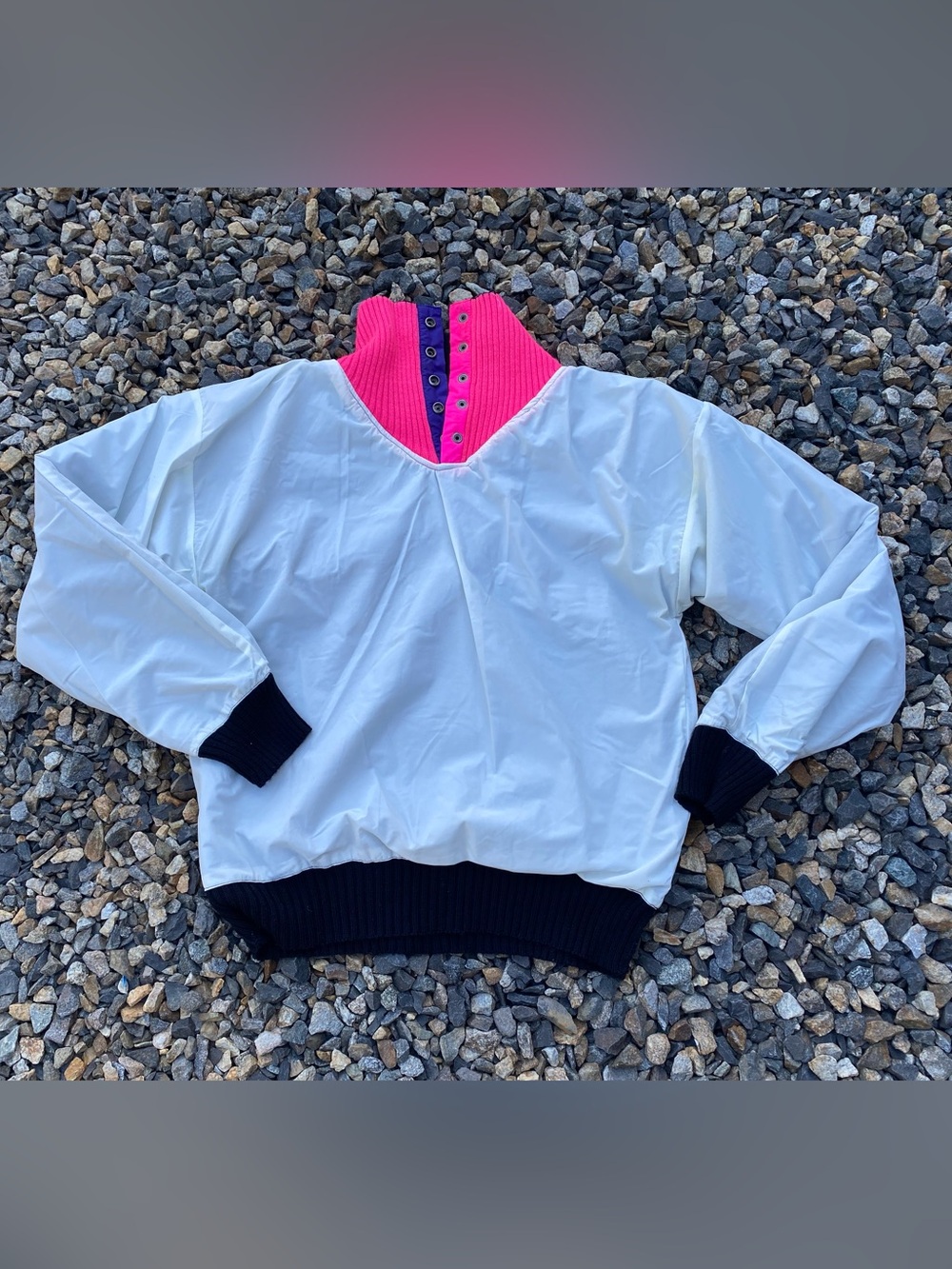 Rossignol Vintage 80’s 90’s Ski Sweater w Nylon Shell Lining - Picture 7 of 8